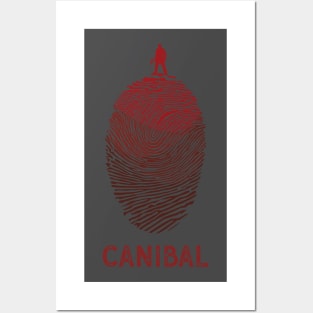 Blood Fingerprint Posters and Art